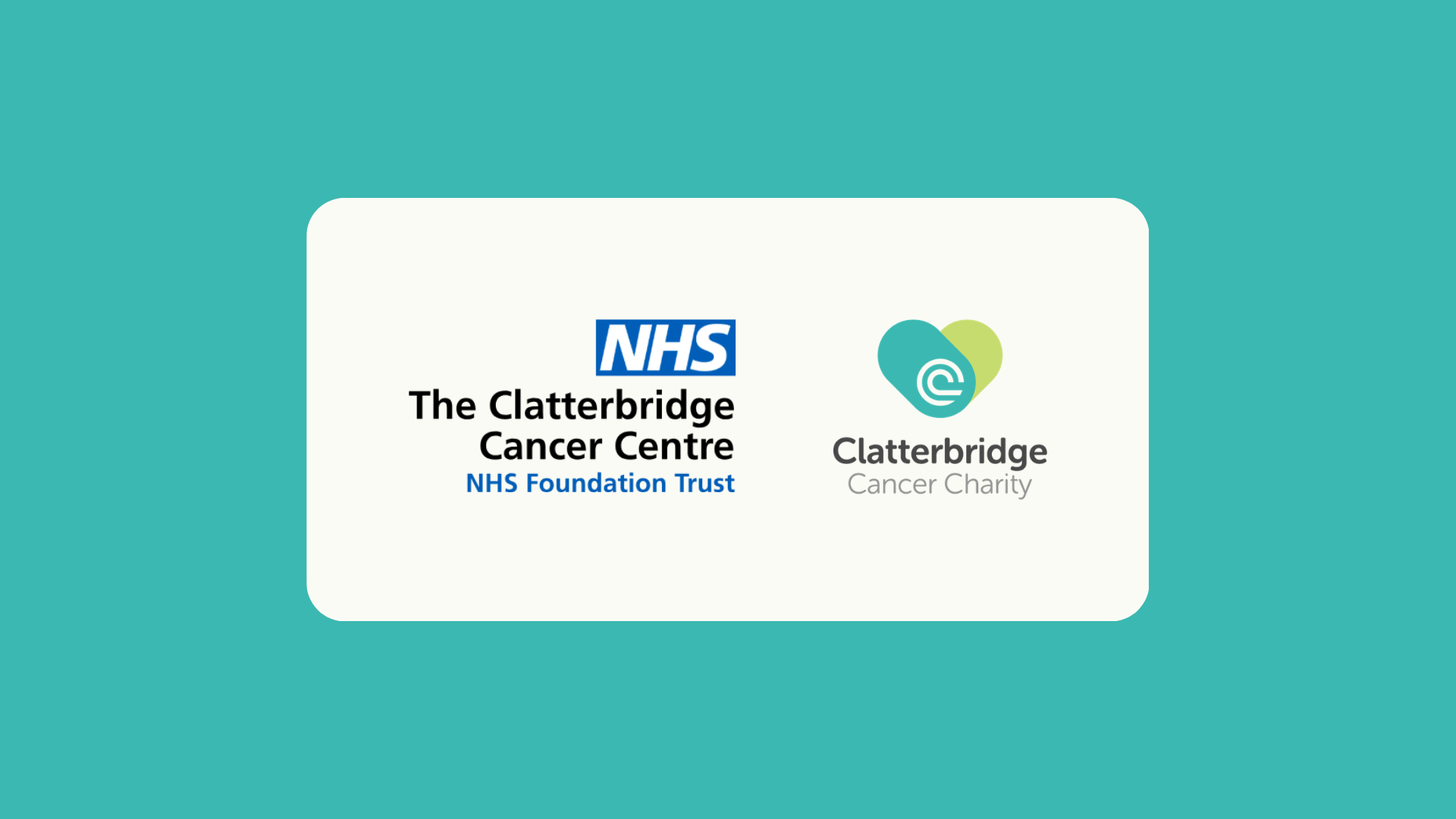 The Clatterbridge Cancer Centre NHS Foundation Trust and Clatterbridge Cancer Charity logos