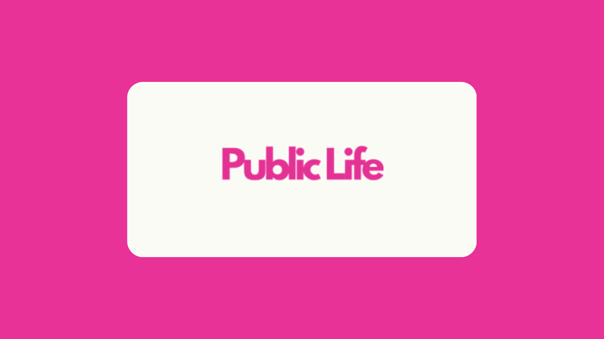 Public Life logo
