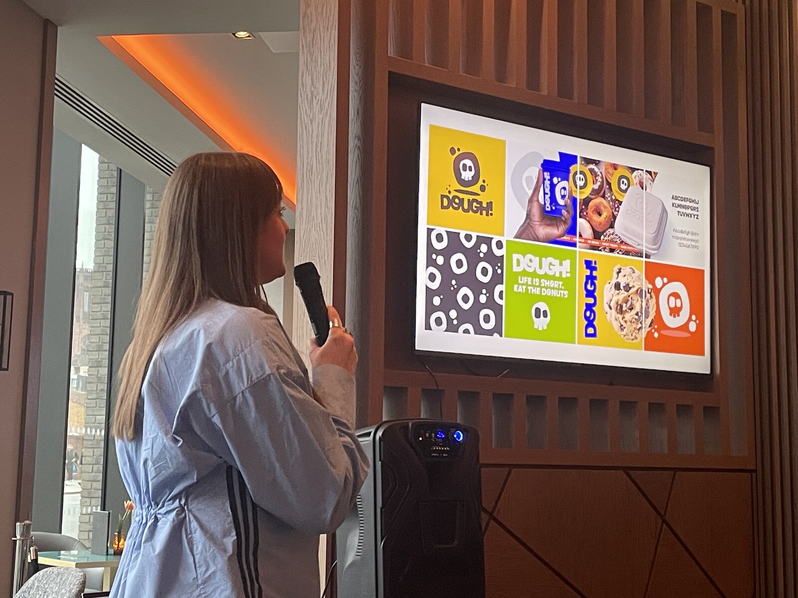 A Navigate session showing creative brand work for a digital business